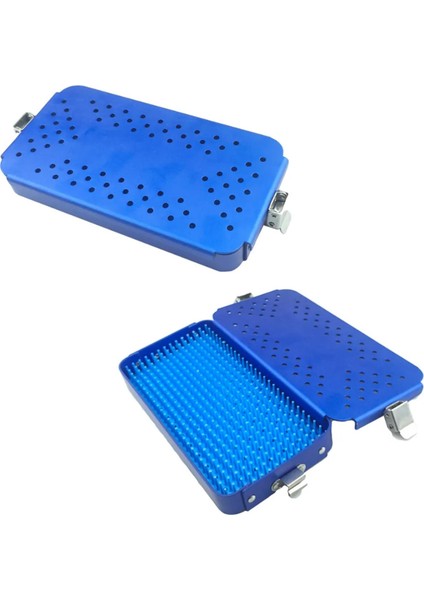 Sterilizasyon Konteyneri 19X10 cm Mikrovasküler Cerrahi Dezenfeksiyon Alet Mikrocerrahi Alüminyum Sterilizasyon Konteyner fiyatları