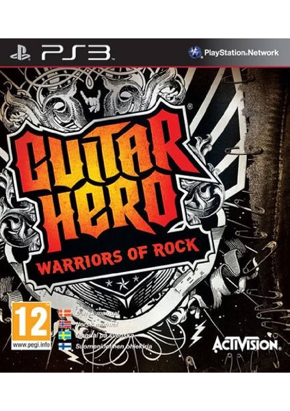Ps3 Guitar Hero Warriors Of Rock Gh Wor
