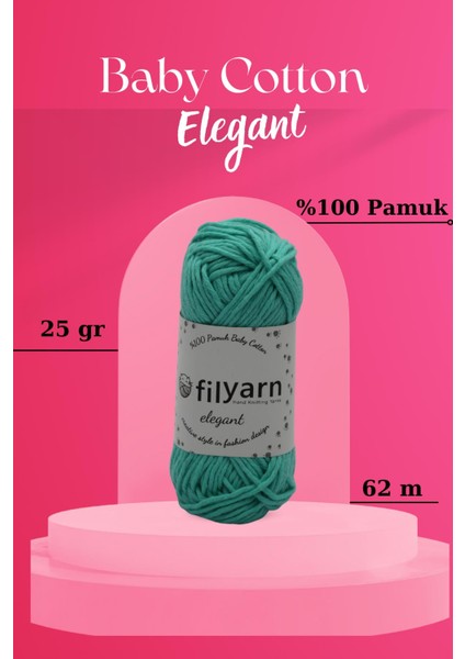 Baby Cotton 1910, 25GR, Set, Punch Ipi, Patik Ipi, Motif Ipi, Amigurumi Ipi, Şal Ipi, Panç fiyatları