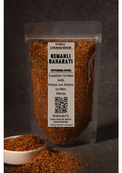 Tunalı Life Osmanlı Baharatı 50 gr