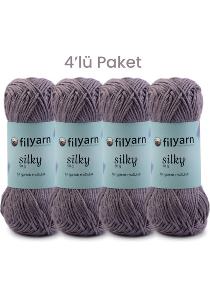 Silky Örgü Ipi Seti, Viscose, Motif Ipi, Kazak Ipi, Bebek Ipi, Amigurumi Ipi, Hırka Ipi, Yastık Ipi