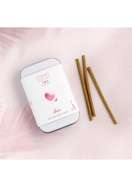 Coho Natural Love El Yapımı Organik Çubuk Tütsü (Lavanta - Karanfil - Tarçın - Benzoin) fiyatları