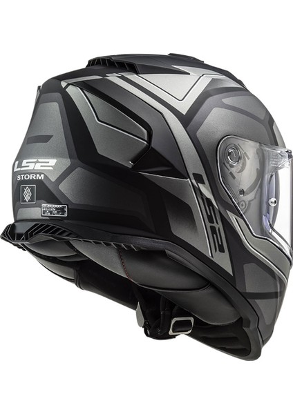 Storm 2 Faster Kapalı Kask Mat Tıtanıum