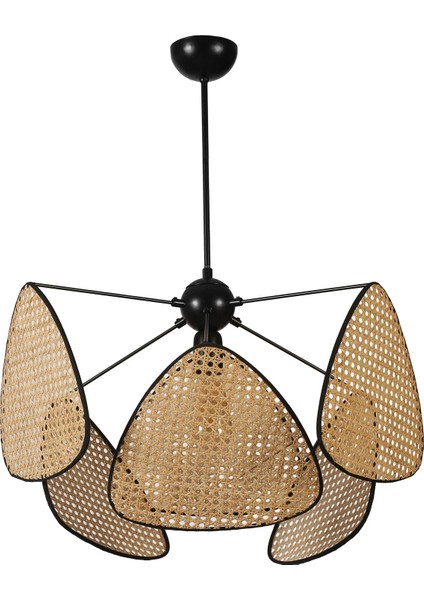 Hera 6 Lı Rattan Avize