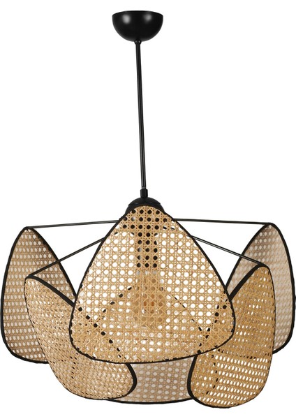 Hera 6 Lı Rattan Avize