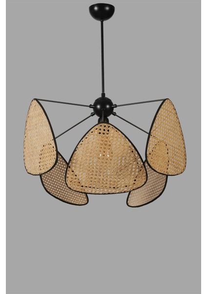 Hera 6 Lı Rattan Avize