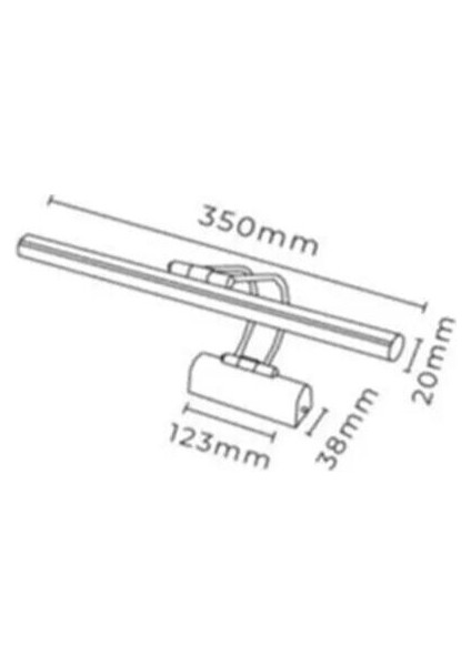 Flüt 35 cm Ledli Siyah Aplik