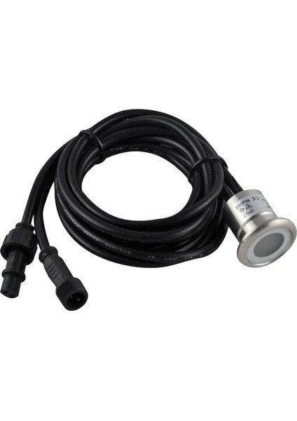 Aqualed Iç Lamba, Beyaz, Yuvarlak, SS316, IP67, 12 24VV,DC