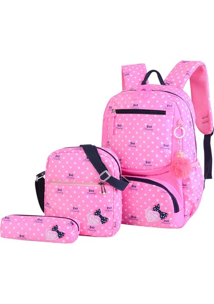 Çocuk 1-3-4-6 Sınıf Omuzlar 7-9-12 Yaş Okul Çantası Ilkokul Kız Kore Versiyonu Sevimli Prenses Sırt Çantası (Yurt Dışından)