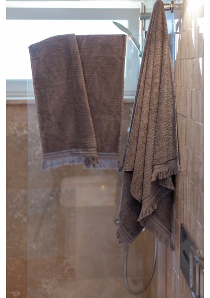 Bliss %100 Pamuk Banyo Havlusu Kül 70x140 modelleri