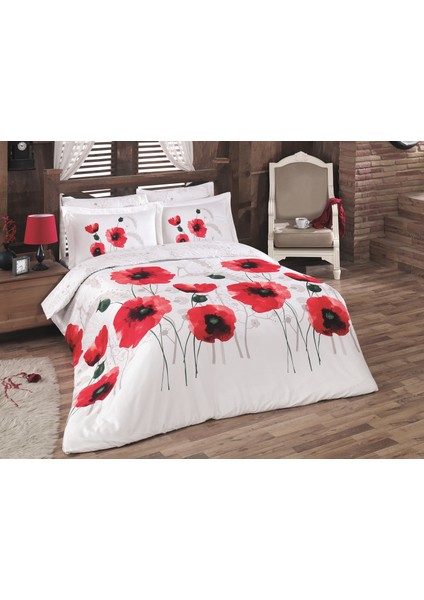Es Home Gelincik Serisi Çift Kişilik Nevresim