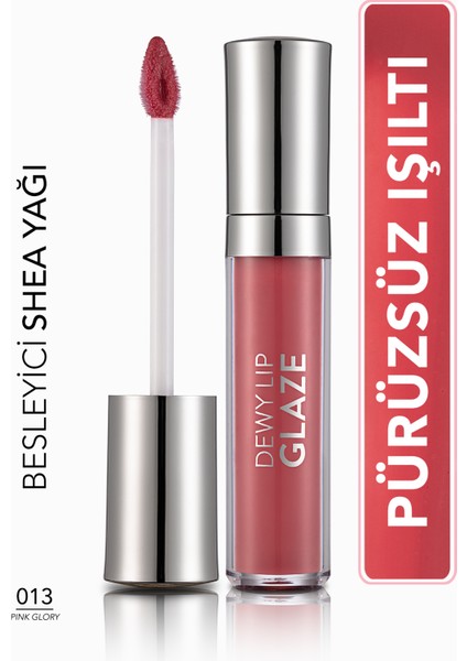 - Dudak Parlatıcısı - Dewy Lip Glaze  013 Pink Glory 8690604618750 33000067