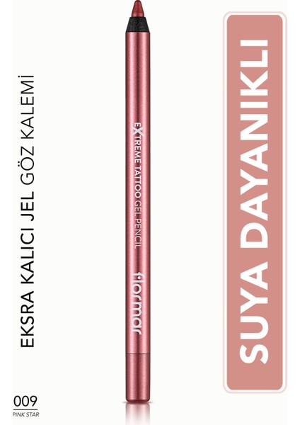 Flormar göz Kalemi - Extreme Tattoo Gel Pencil 009 Pink Star 47000076-009 255372