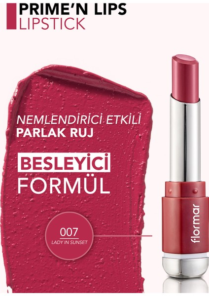 - Ruj - Prime'n Lips 007 Lady in Sunset 8690604364381 33000018 fırsatları