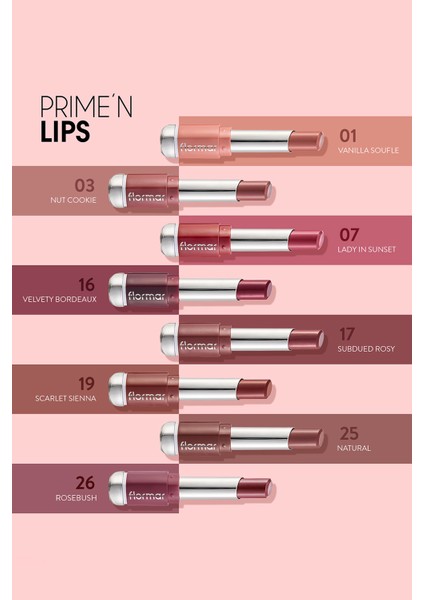 - Ruj - Prime'n Lips 007 Lady in Sunset 8690604364381 33000018 indirimleri