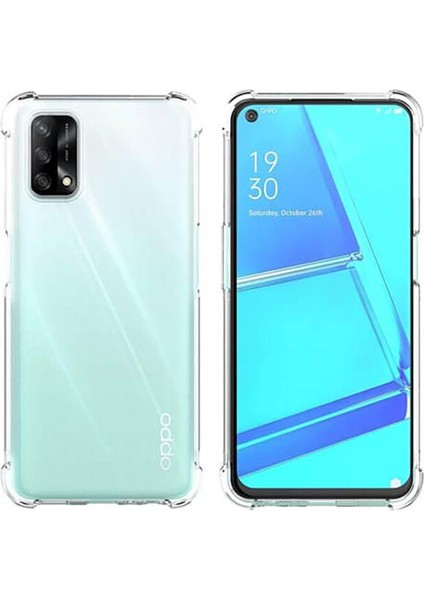 Oppo A74 Uyumlu Kılıf Sararmaz Hd Şeffaf Silikon Kılıf Şeffaf