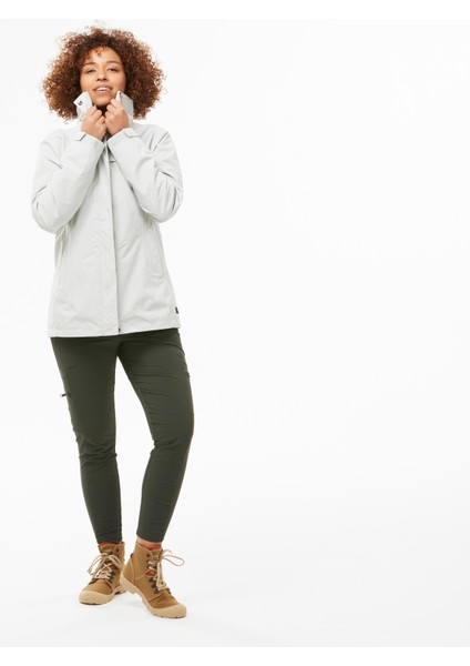 Forclaz Kadın 3'ü 1 Arada Outdoor Trekking Montu - Gri - Travel 100 - 0°c modelleri