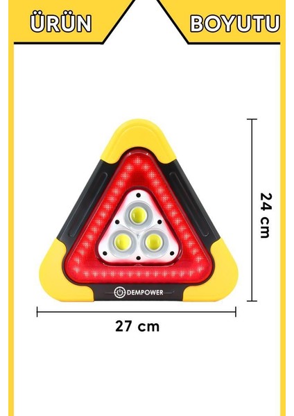 Reflektör Acil Durum Uyarı Lambası