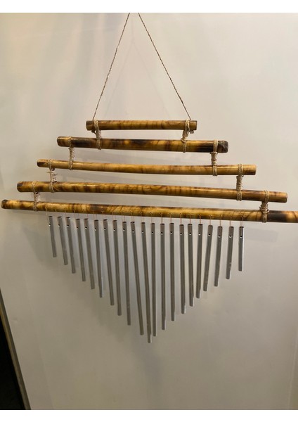 Deprem Zili Rüzgar Çanı Feng Sui Bambu modelleri