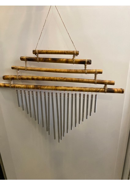 Deprem Zili Rüzgar Çanı Feng Sui Bambu fırsatları