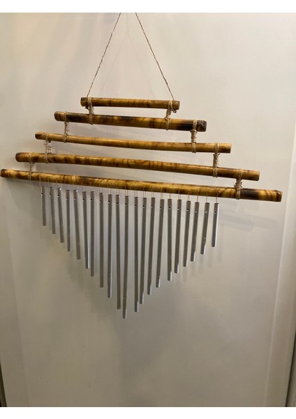 Deprem Zili Rüzgar Çanı Feng Sui Bambu indirimleri