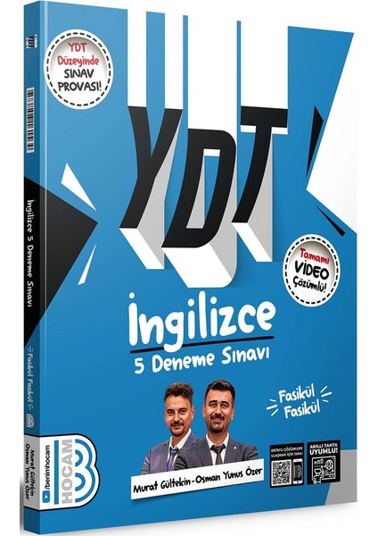 2025 YDT İngilizce 5 Deneme Sınavı