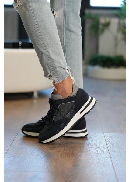 Marcus Model Gerçek Deri Erkek Sneaker - Erkek Günlük Spor Ayakkabı