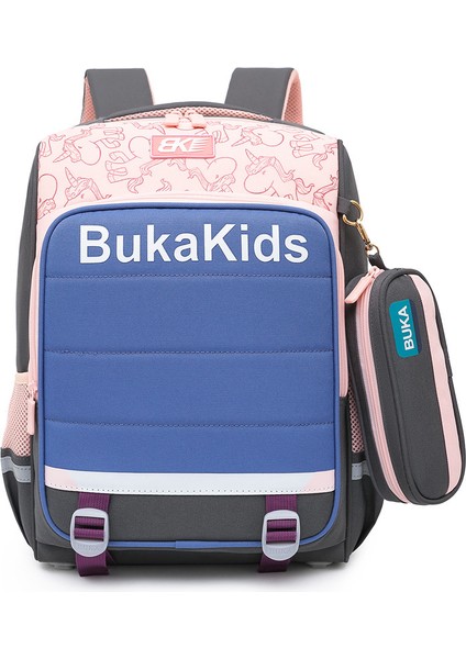 Ka Ilkokul Öğrencileri Için Hafif, Büyük Kapasiteli Sırt Çantası Basit Okul Çantası (Yurt Dışından)