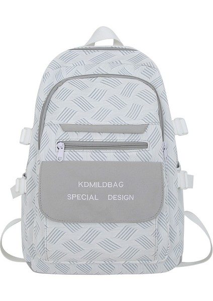 Yeni Stil Taze ve Tatlı Kontrast Renkli Lise Üniversite Öğrencisi Okul Çantaları (Yurt Dışından)