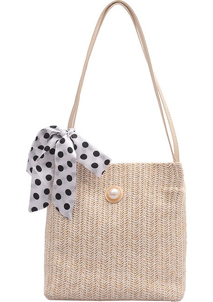 Yay Dokuma Çanta Taşınabilir Plaj Çantası (Yurt Dışından)