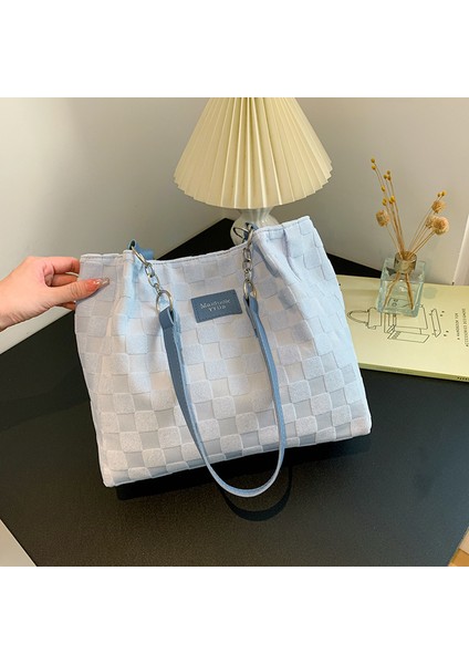 Büyük Kapasiteli Retro Modaya Uygun Moda Banliyö Çantası Omuz Çantası (Yurt Dışından)