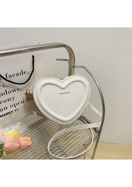 Aşk Çantası, Kalp Şeklinde Omuz Çapraz Çanta, Kızlar Için Sevimli Mini Çanta (Yurt Dışından)