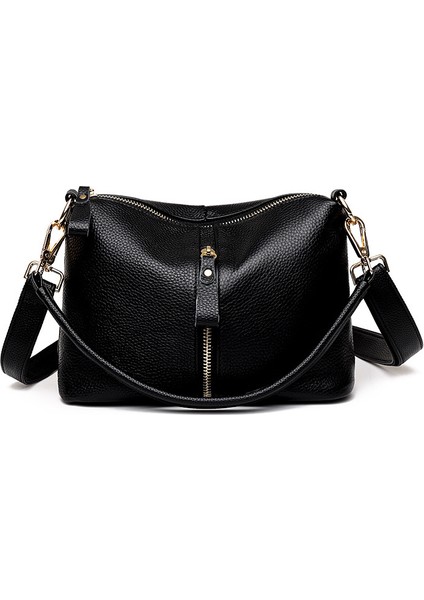 El Tipi Crossbody Çanta Kore Tarzı Ilk Katman Inek Derisi Moda Küçük Kare Çanta (Yurt Dışından)