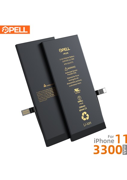 Plus Apple iPhone 11 3300 Mah Güçlendirilmiş Batarya