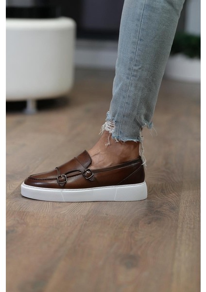 Maro Model Gerçek Deri Erkek Taba Loafer - Erkek Casual Ayakkabı indirimleri