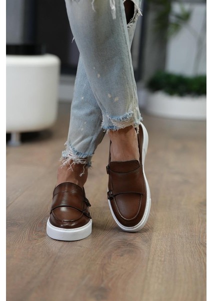 Maro Model Gerçek Deri Erkek Taba Loafer - Erkek Casual Ayakkabı fırsatları