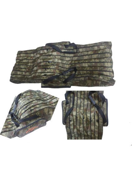 90 cm 5 Göz Olta Kamış Çantası Makinayı Sökmeden 10 Adet Olta Sığar