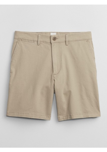 7" Essential Khaki Washwell™ Şort