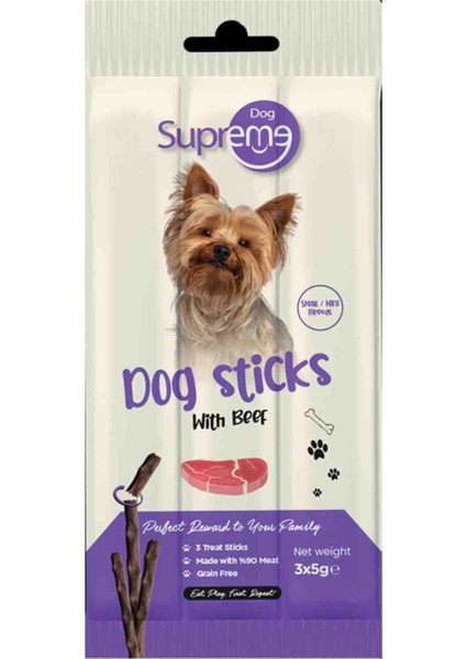 Dog Sığır Etli Köpek Ödül Çubuğu 3 x 5 gr