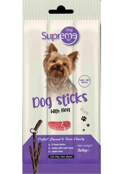 Dog Sığır Etli Köpek Ödül Çubuğu 3 x 5 gr