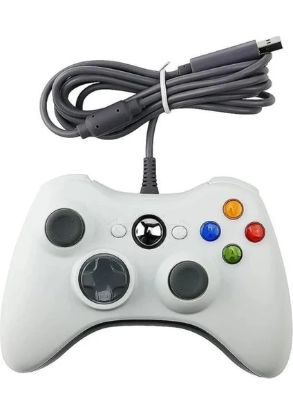 Xbox 360/PC Uyumlu Kablolu Joystick Gamepad Controller