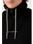 Pamuk Kapüşonlu Yarım Fermuarlı Oversize Fit Sweat Erkek Sweat 6R1ME6 1jwpz 0999 4