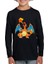 Pokemon Charizard Uzun Kol Çocuk Tişört Siyah 2