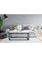Sateen St 09 Grey Hav Toz Vermez Yıkanabilir Kaymaz Ince Dokuma Modern ve Şık Makine Dokuması Halı 5