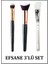 Oval Yapılı Kapatıcı Fırçası 136+3d Kabuki Fondöten Fırçası 0150 + Maske Fırçası 0280 Efsane 3'Lü Set 2
