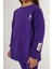 Mor Uzun Kol Kız Çocuk Takım 4