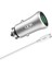 M581 12W 2.4A Metal Araç Şarj Aleti ve Micro USB Kablo Set 1