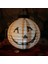 Halloween 20 cm LED Işıklı Balkabağı Desenli Turuncu Renk Kağıt Japon Feneri 1ADET 3