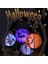 Halloween 20 cm LED Işıklı Balkabağı Desenli Turuncu Renk Kağıt Japon Feneri 1ADET 4