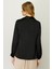 V Yaka Siyah Kadın Bluz 23201021 4